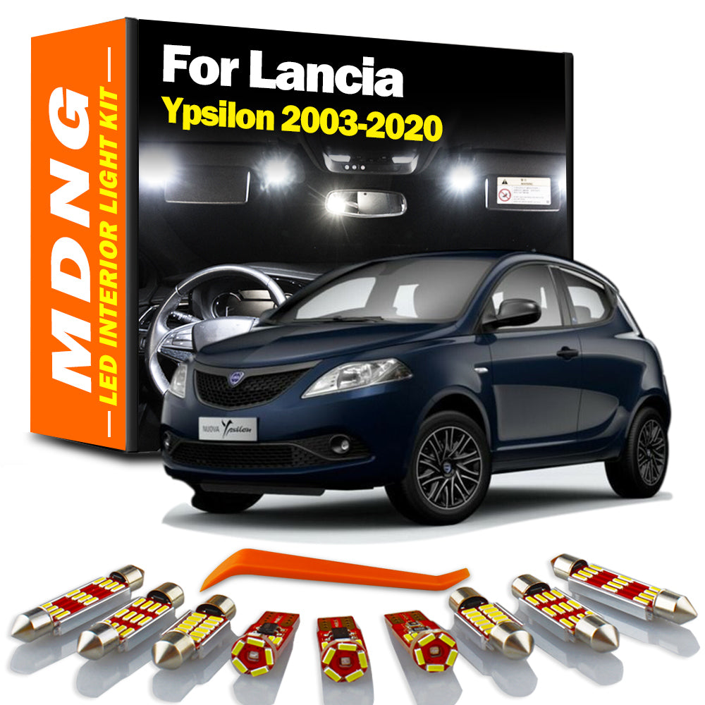 AutoGlowLED LED Interior Light Kit for Lancia Ypsilon 843 846 2003-2020