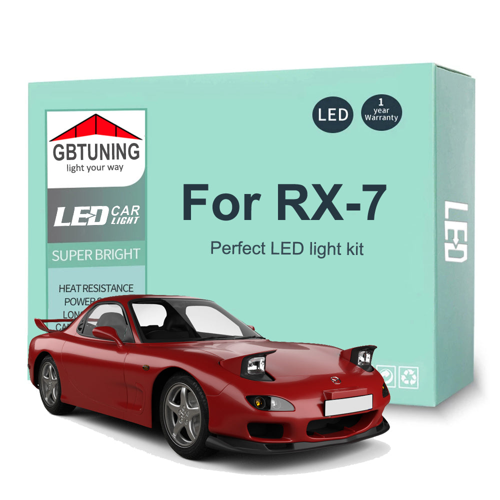 AutoGlowLED Canbus LED Interior Light Kit for Mazda RX-7 FB FC FD 1979-2002