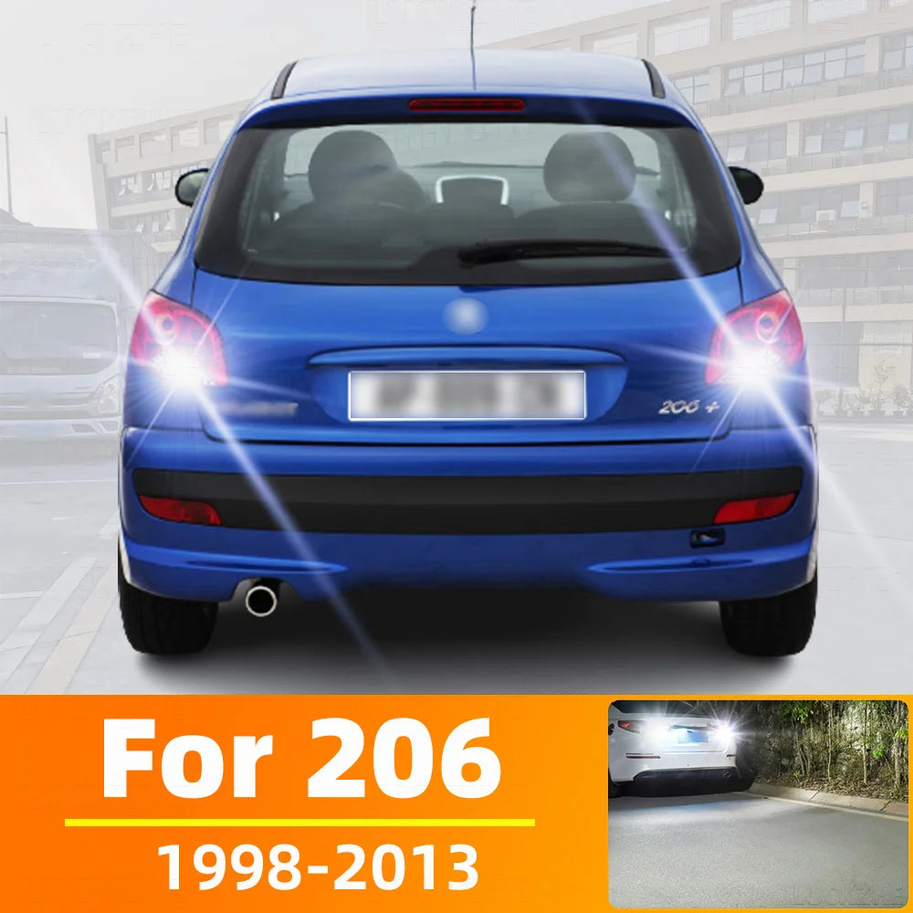 AutoGlowLED LED Reverse Light Kit for Peugeot 206 1998-2013
