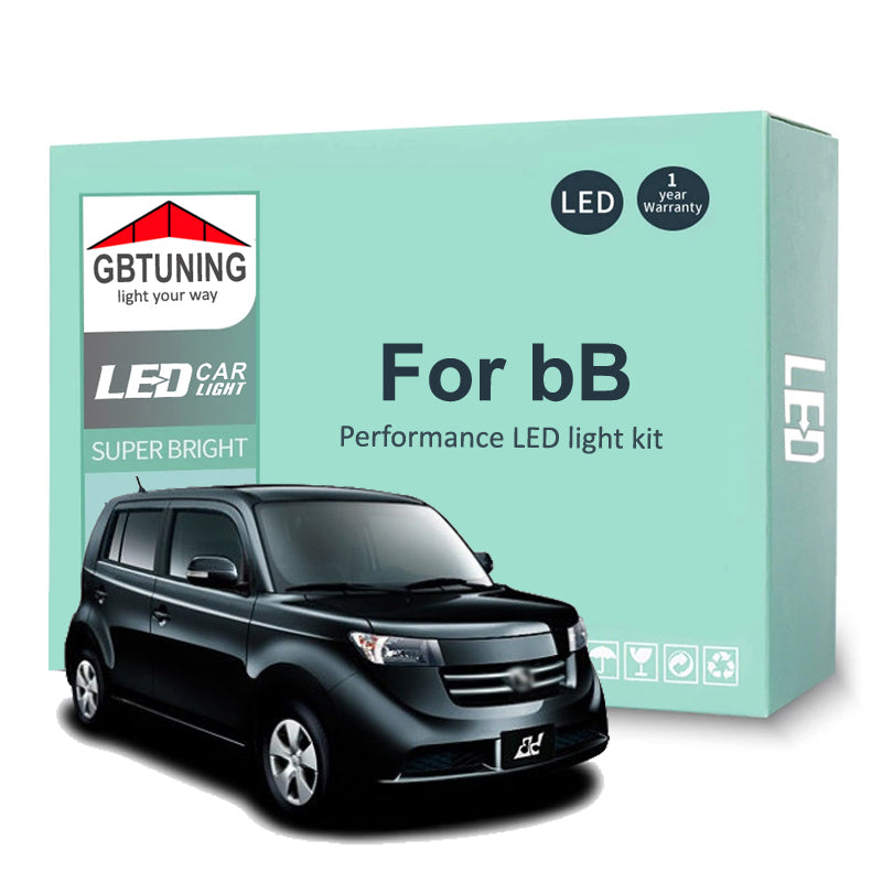 AutoGlowLED LED Interior Light Kit for Toyota bB 2000-2021 Canbus