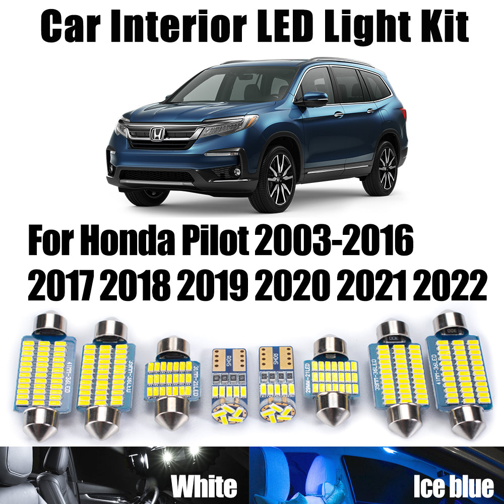 AutoGlowLED LED Interior Light Kit for Honda Pilot 2003-2022 Canbus
