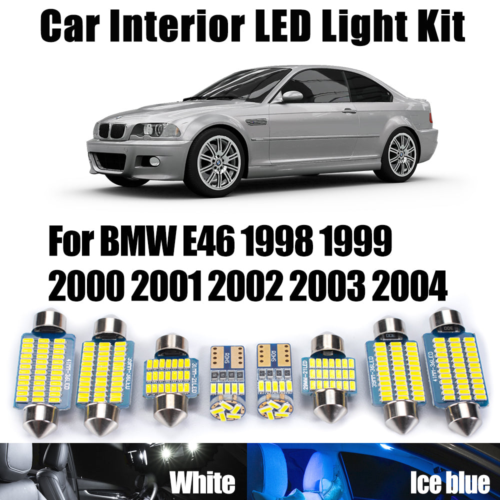 AutoGlowLED For BMW E46 1998-2004 Canbus LED Interior Light Kit 20Pcs