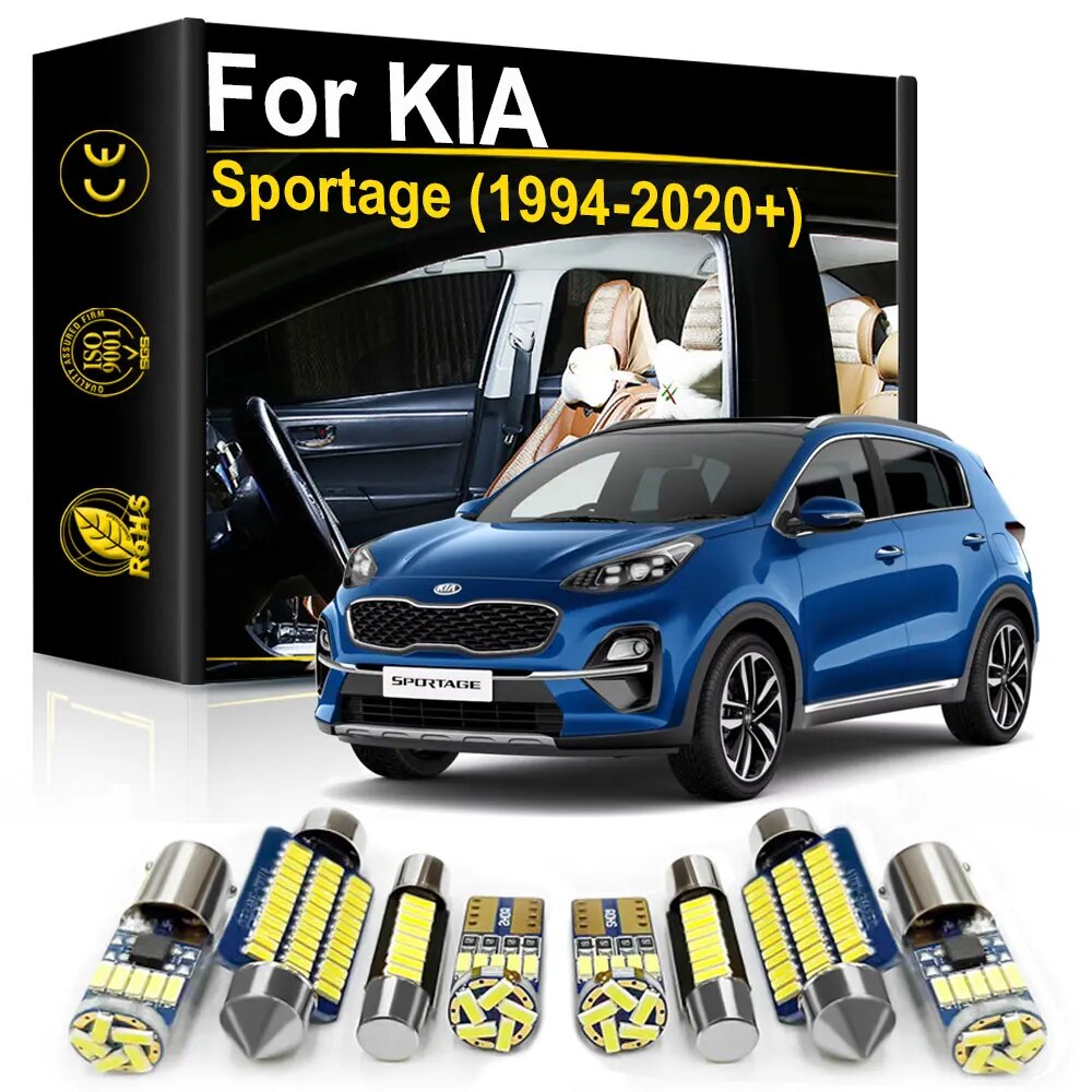 AutoGlowLED Kia Sportage Interior LED Light Kit — Canbus Error Free