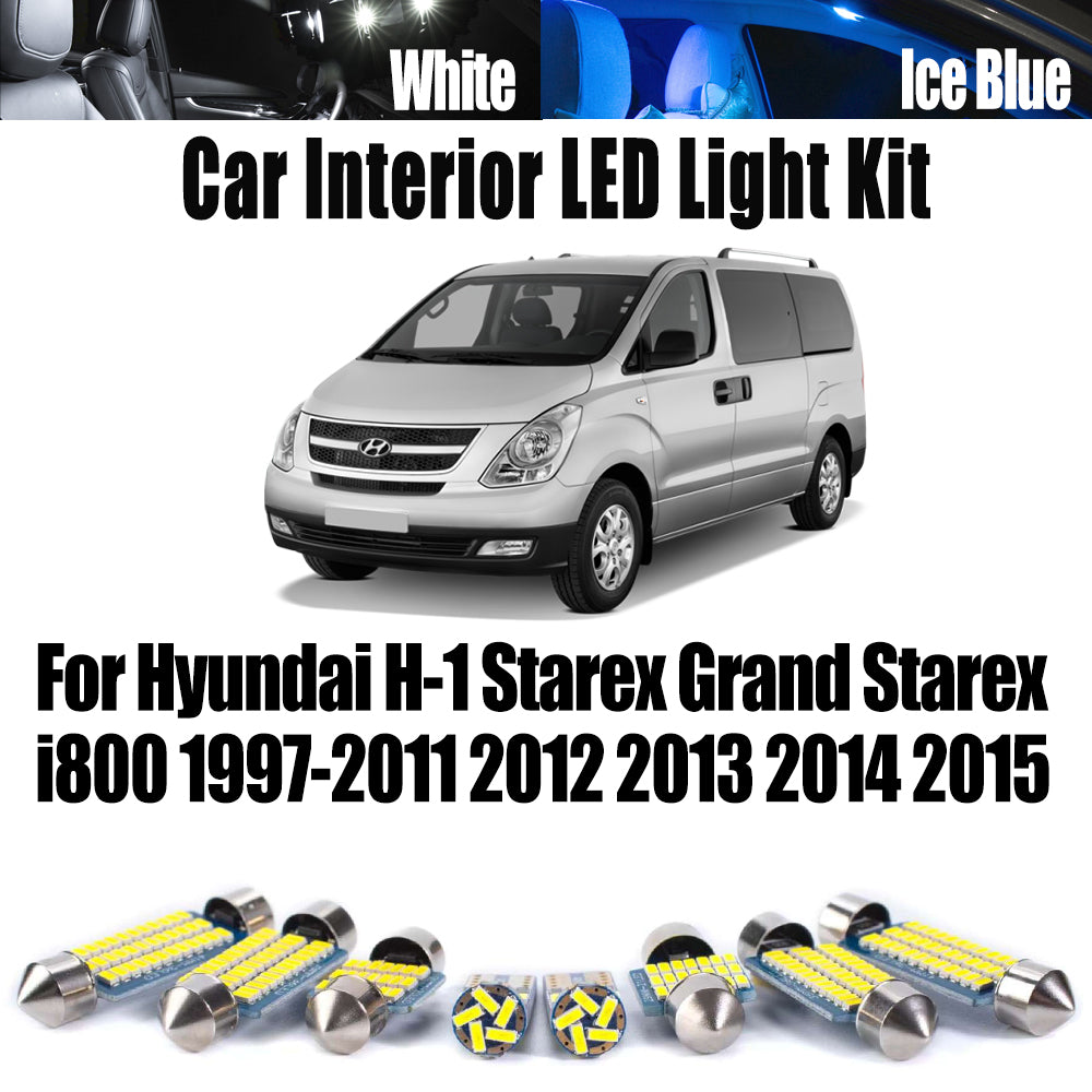 AutoGlowLED Canbus LED Interior Light Kit for Hyundai H-1 Starex Grand Starex i800