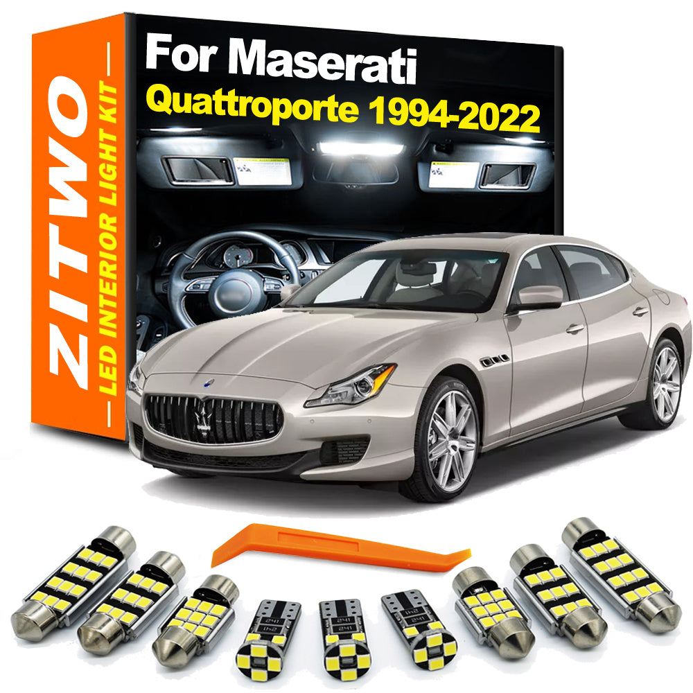 AutoGlowLED LED Interior Dome Light Kit for Maserati Quattroporte IV V VI 1994-2022