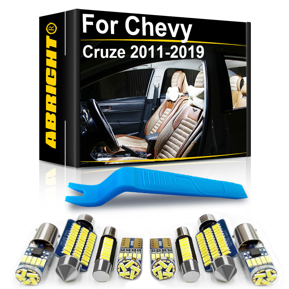 AutoGlowLED Canbus LED Interior Light Kit for Chevrolet Cruze 2011-2019