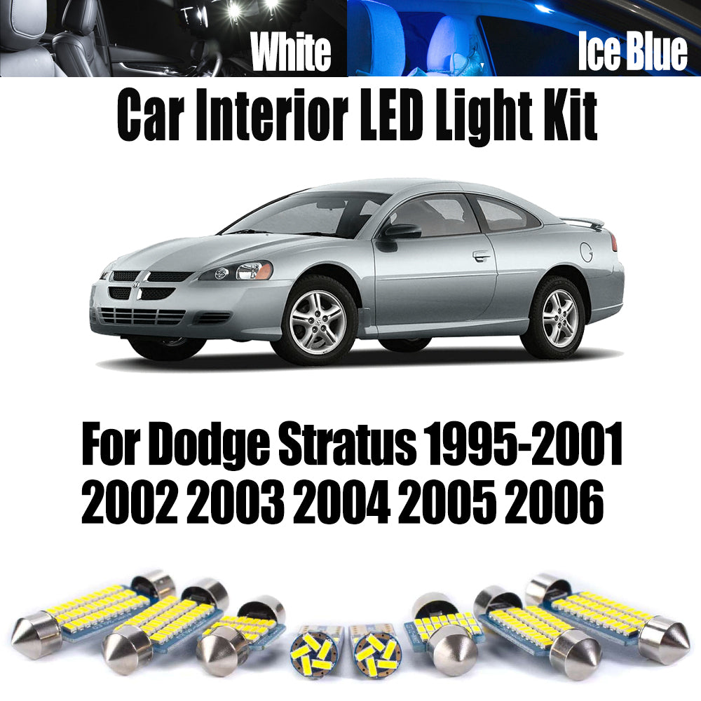 AutoGlowLED LED Interior Light Kit for Dodge Stratus 1995-2006 Canbus