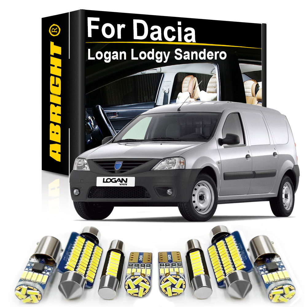 AutoGlowLED Car Interior LED Lights for Dacia Logan MCV Lodgy Sandero Canbus