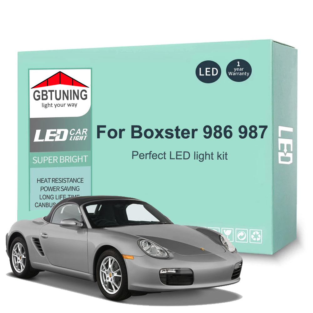 AutoGlowLED Canbus LED Interior Light Kit for Porsche Boxster 986 987 1996-2011