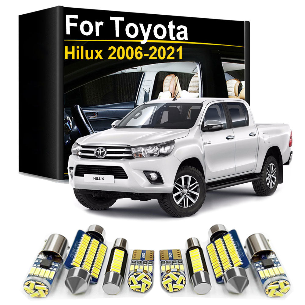 AutoGlowLED Interior LED Light Kit for Toyota Hilux 2006-2021 Canbus