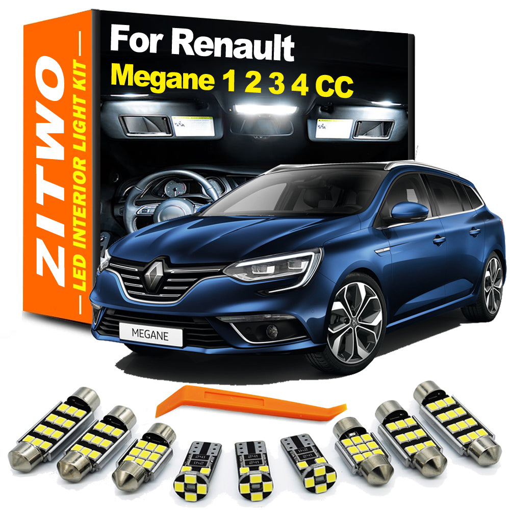 AutoGlowLED LED Interior Light Kit for Renault Megane 1-4 & CC 1995-2022
