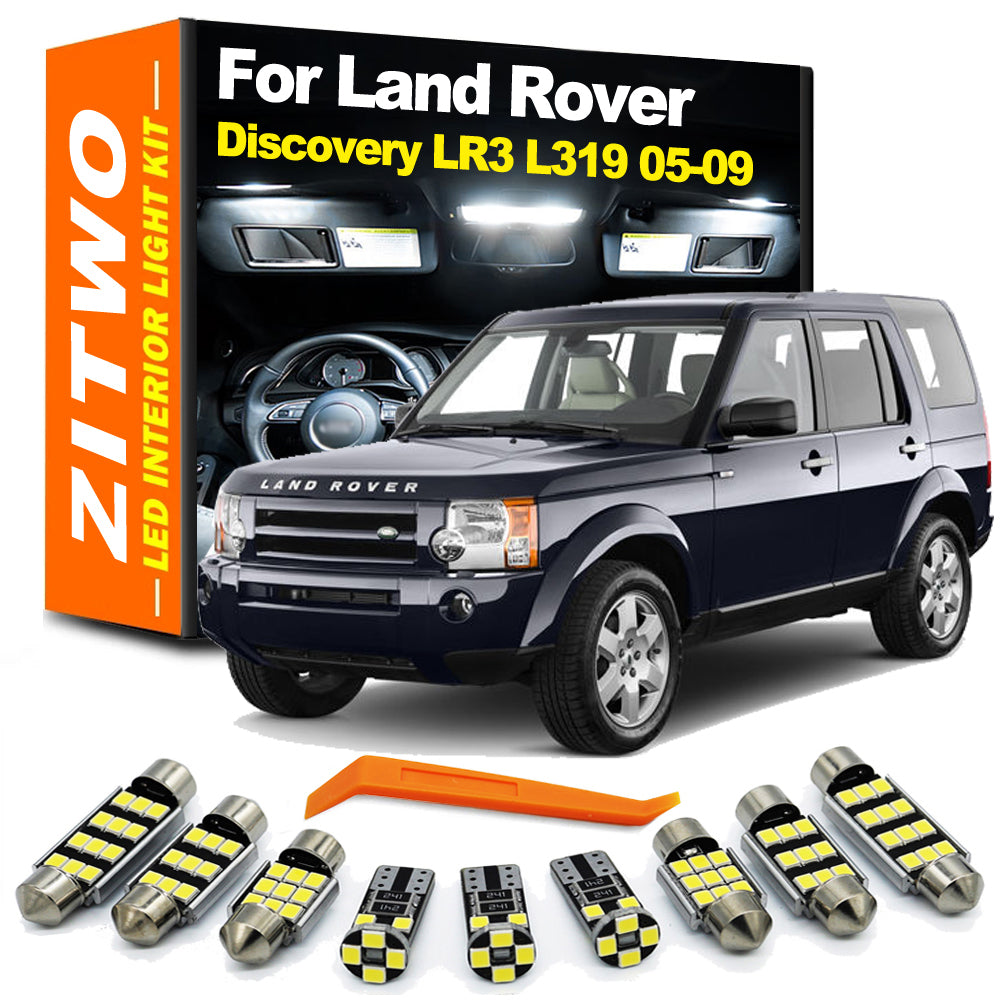 AutoGlowLED 21-Piece LED Interior Light Kit for Land Rover Discovery 3 LR3 2005-2009