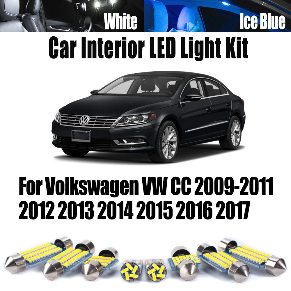 AutoGlowLED Canbus LED Interior Light Kit for VW CC 2009-2017