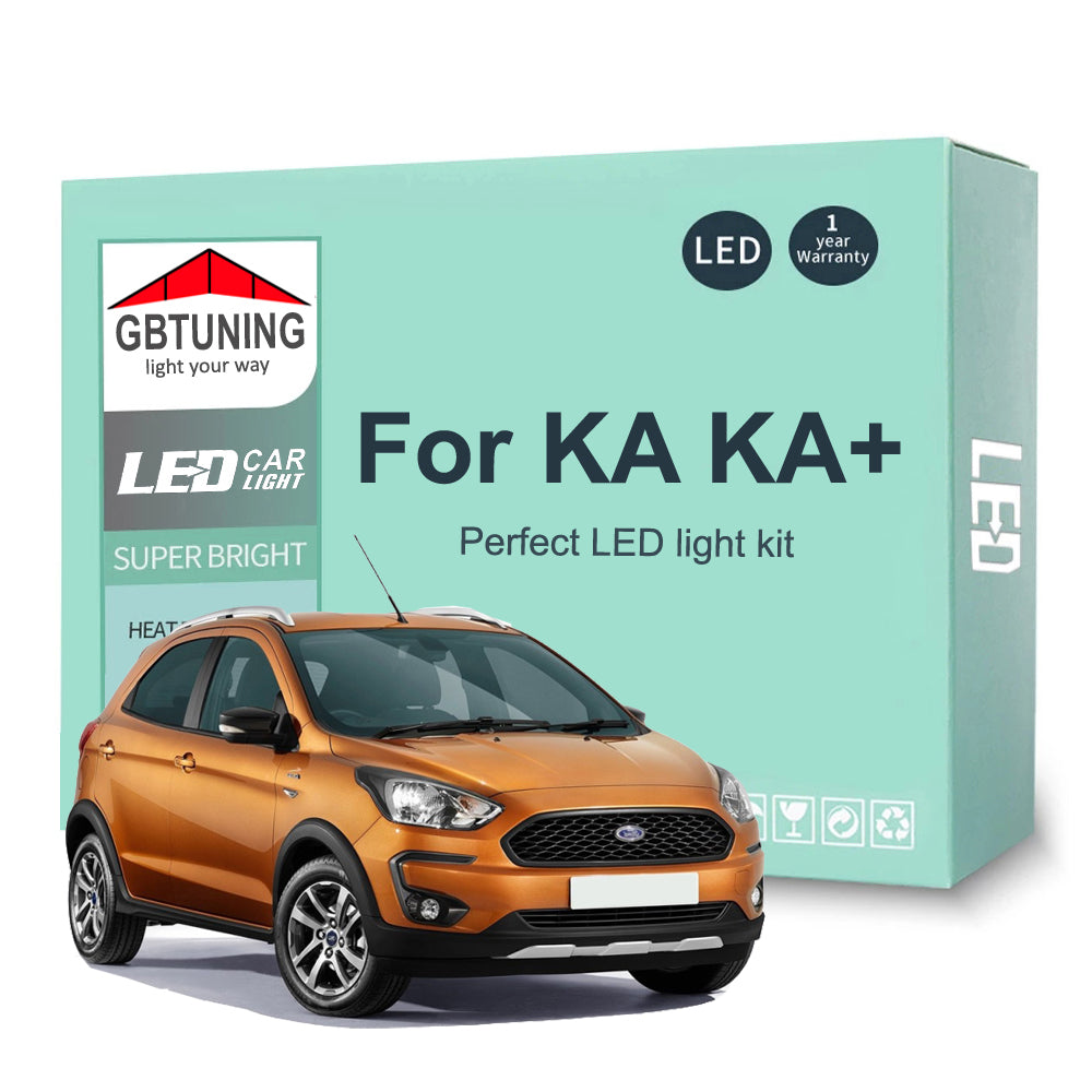 AutoGlowLED LED Interior Light Kit for Ford KA KA+ Plus MK1 MK2 MK3 1996-2022 Canbus Error Free