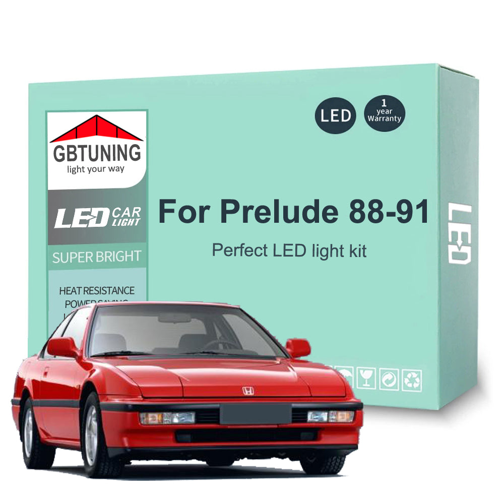 AutoGlowLED Canbus LED Interior Light Kit for Honda Prelude 1988-1991