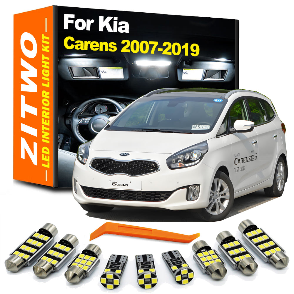AutoGlowLED LED Interior Light Kit for Kia Carens 2007-2019 CANbus Error Free