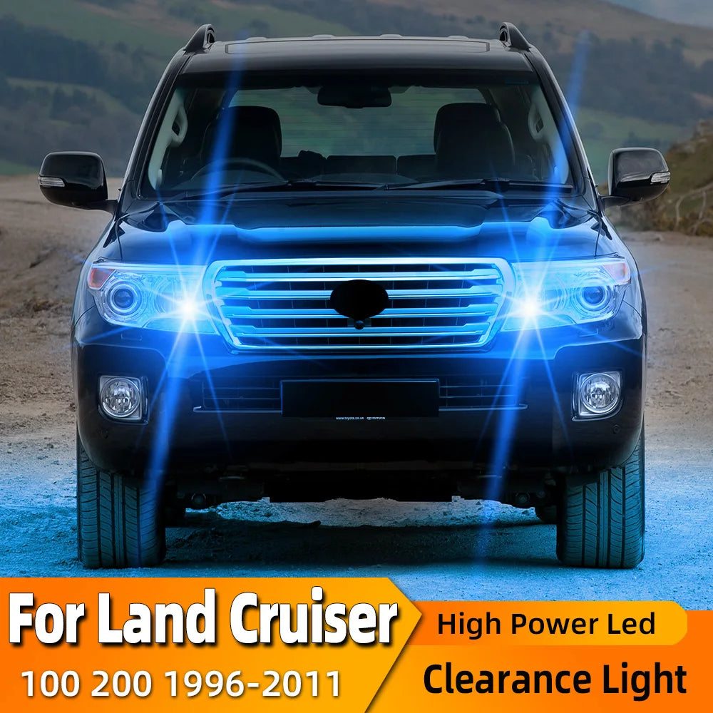 AutoGlowLED LED Parking Light Bulbs for Toyota Land Cruiser 100 200