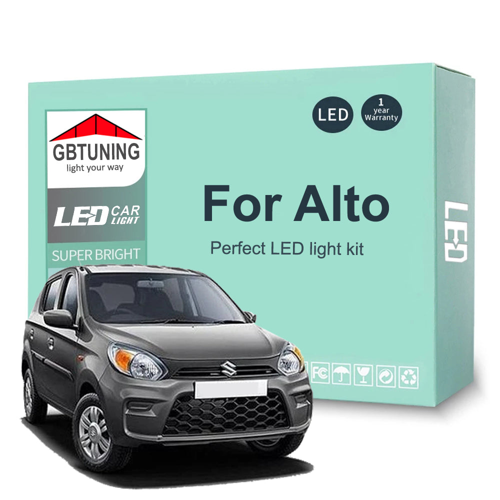AutoGlowLED LED Interior Light Kit for Suzuki Alto 1999-2024 Canbus