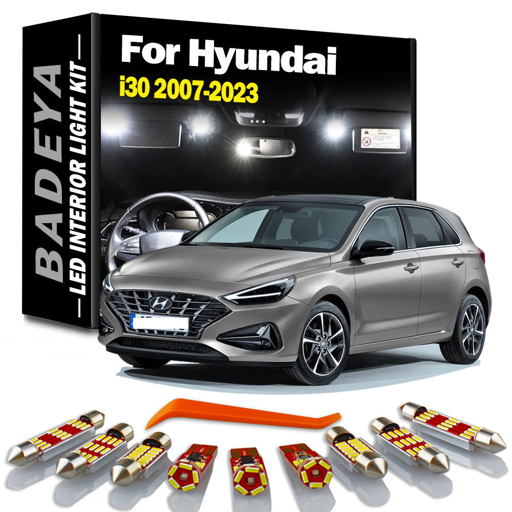 AutoGlowLED LED Interior Light Kit for Hyundai i30 MK1 MK2 MK3 FD GD PD N 2007-2023