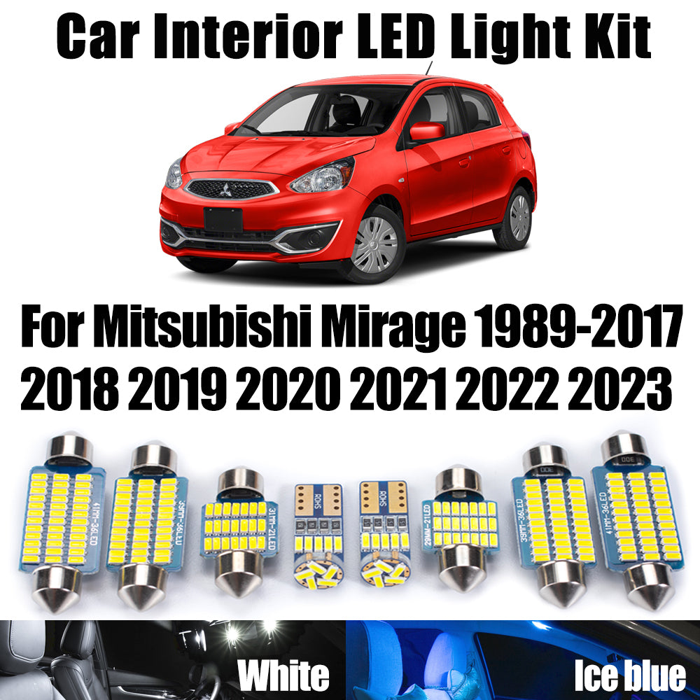 AutoGlowLED Canbus LED Interior Light Kit for Mitsubishi Mirage 1989-2023