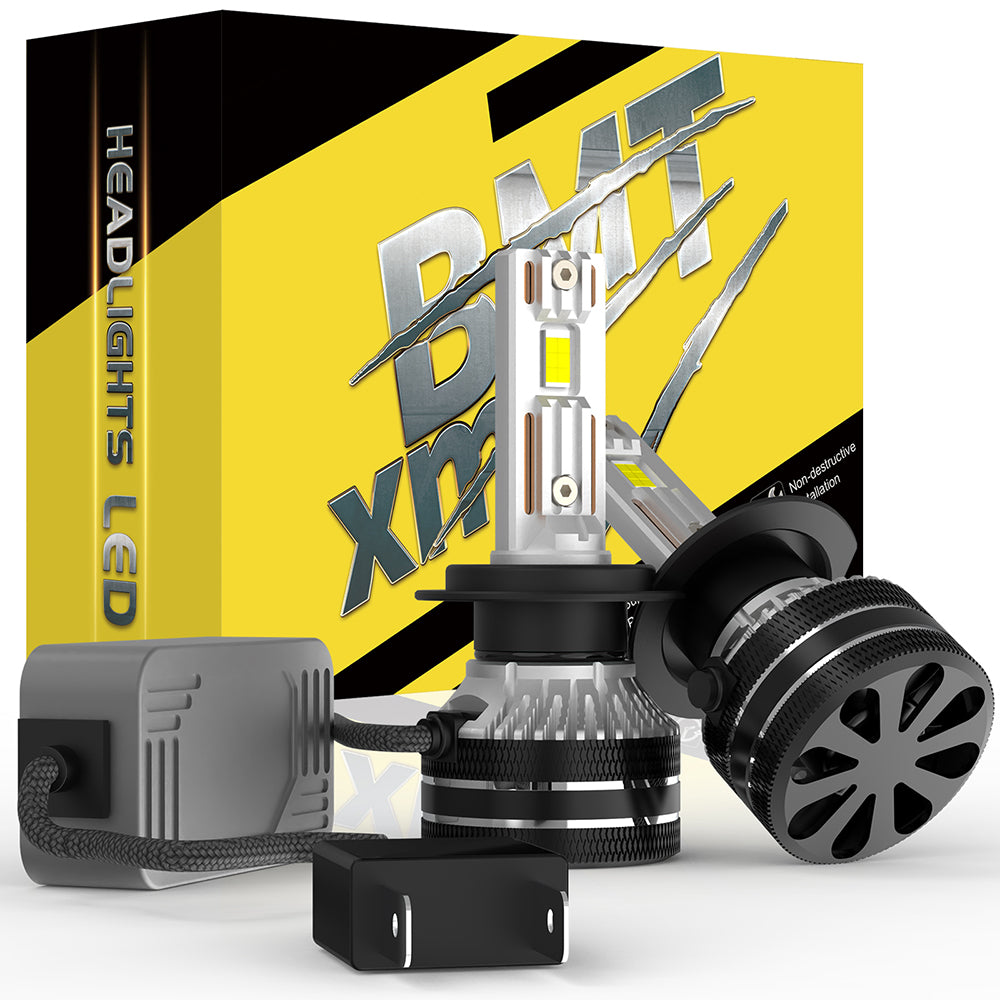 AutoGlowLED H7 LED Headlight Bulbs 140W 40000LM Canbus for Renault
