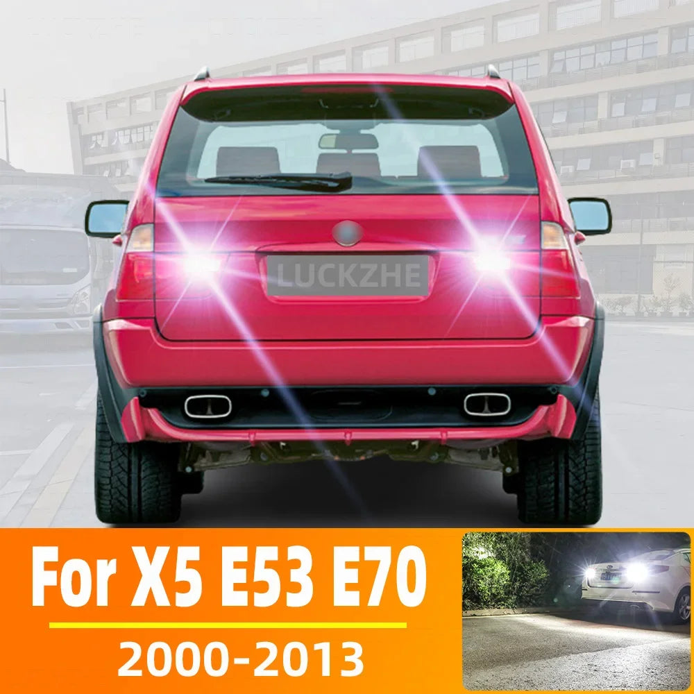 AutoGlowLED LED Reverse Light for BMW X5 E53 E70 2000-2013 Backup Lamp 2Pcs