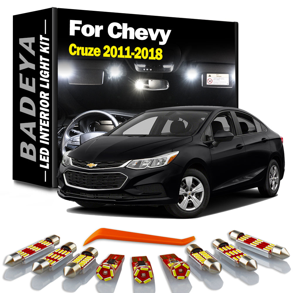 AutoGlowLED Canbus LED Interior Light Kit for Chevrolet Cruze 2011-2018