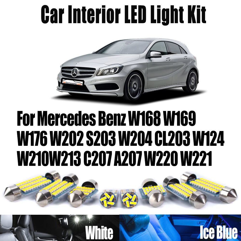 AutoGlowLED Mercedes LED Interior Light Kit — W168 W169 W176 W202 W203 W204 W205 W210 W213 W220 W221