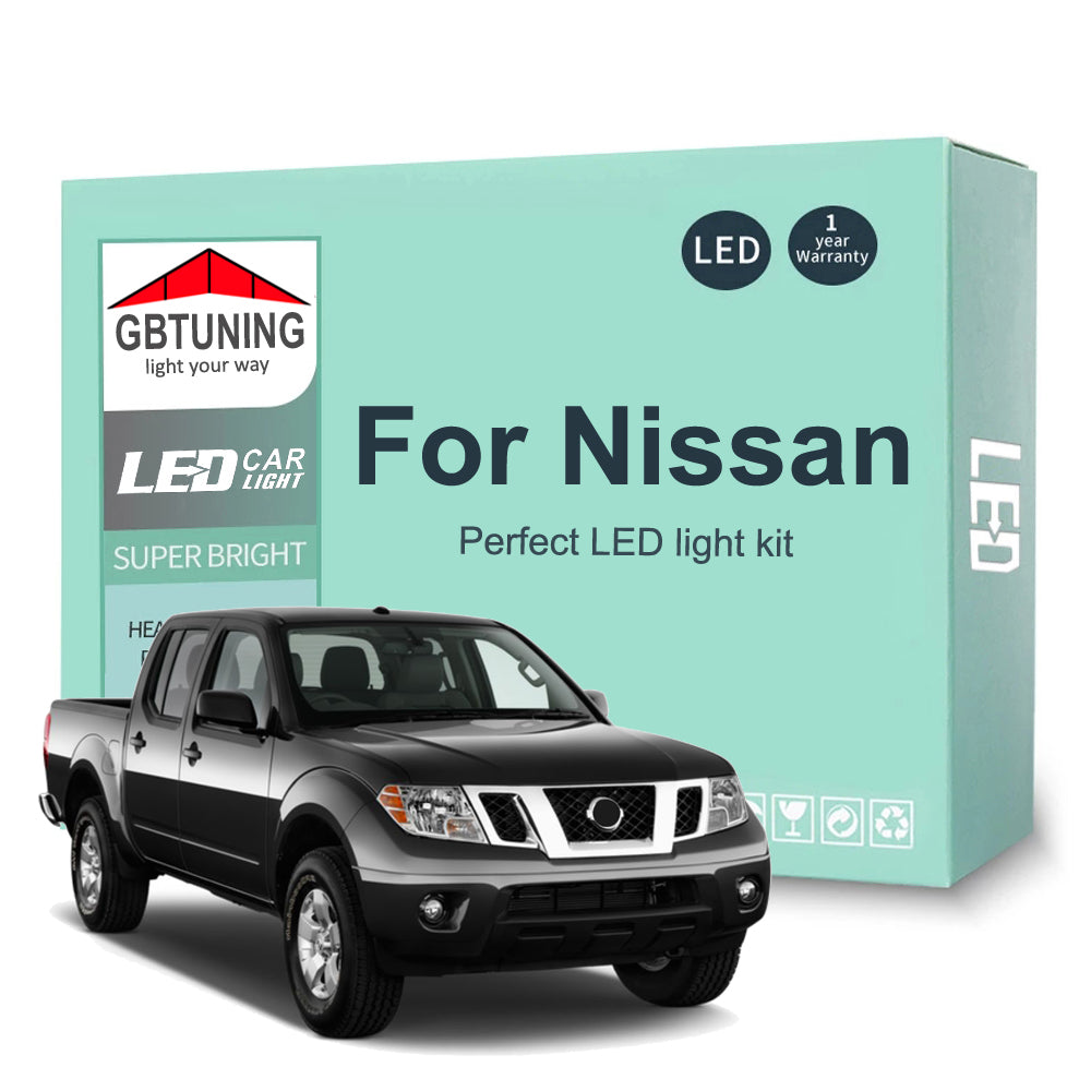 LED Interior Light Kit for Nissan Navara D22 D40 D23 Frontier Titan AutoGlowLED