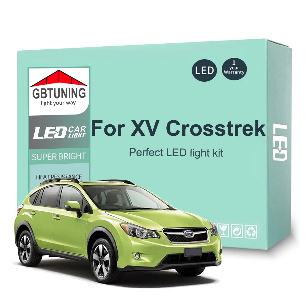 AutoGlowLED 9Pcs LED Interior Light Kit for Subaru XV Crosstrek 2013-2021