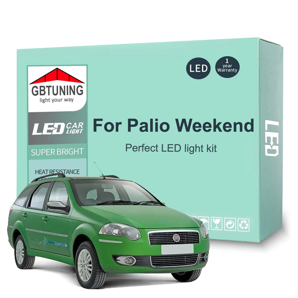 AutoGlowLED Canbus LED Interior Light Kit for Fiat Palio Weekend 2002-2018