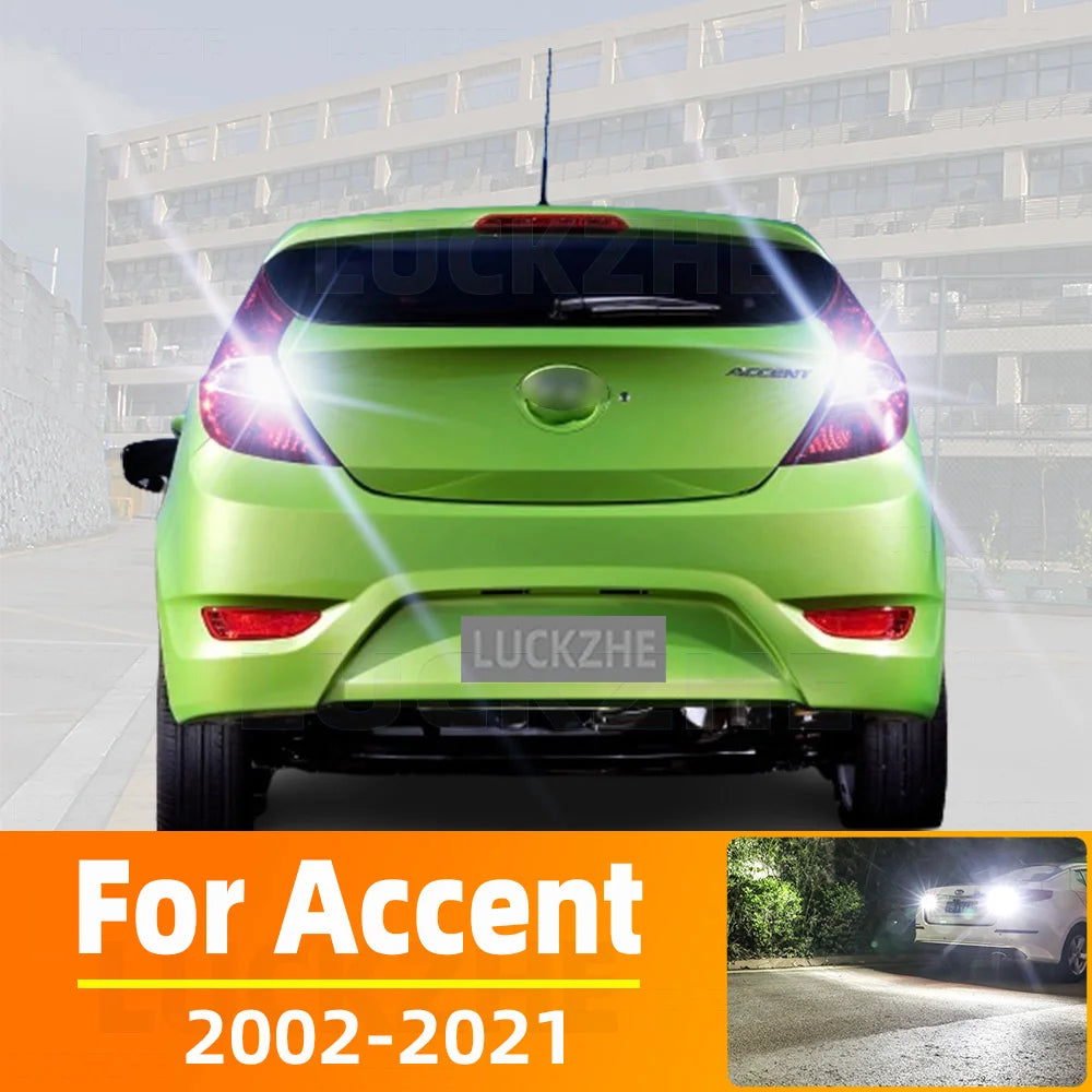 AutoGlowLED LED Reverse Light for Hyundai Accent 2002-2021, 2Pcs