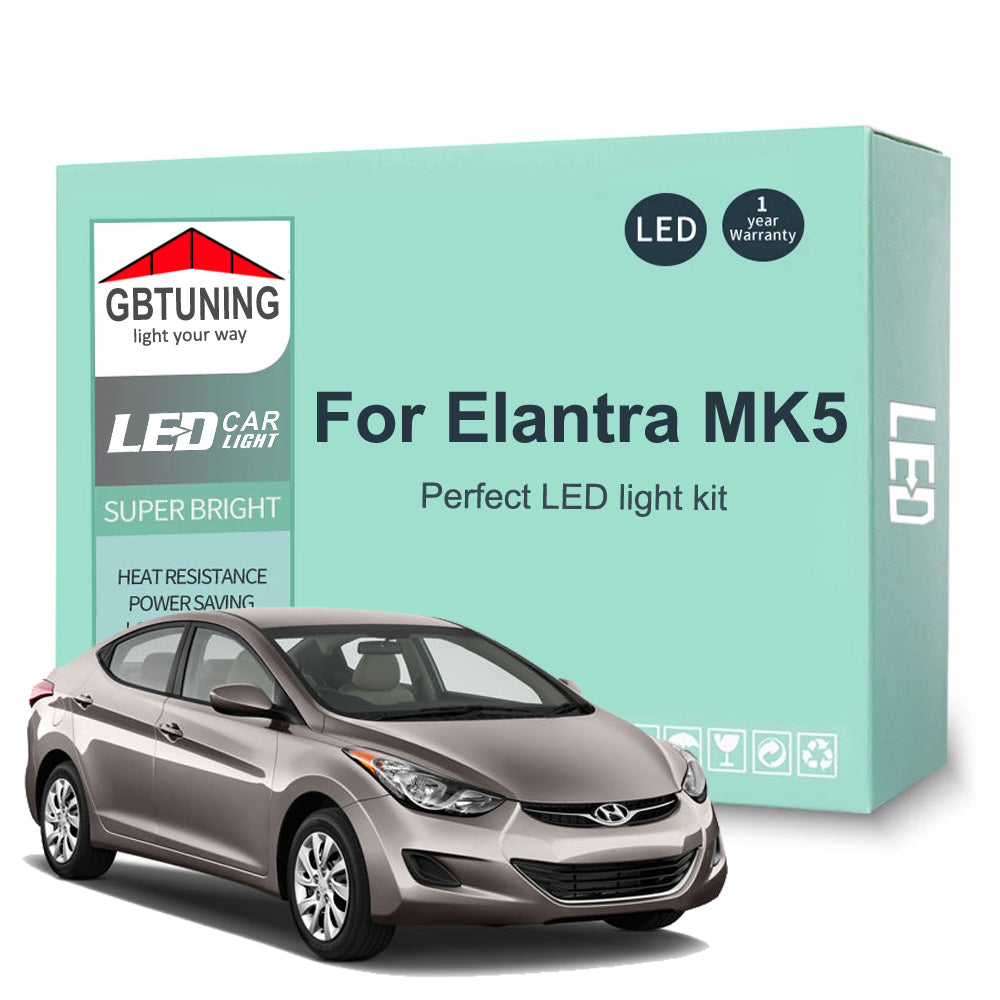 AutoGlowLED Canbus LED Interior Light Kit for Hyundai Elantra 2011-2015