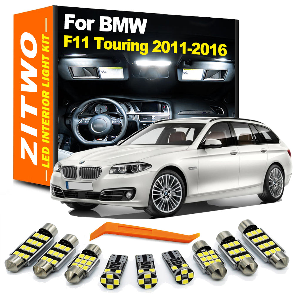 AutoGlowLED 21Pcs LED Interior Light Kit for BMW 5 Series F11 Touring 2011-2016