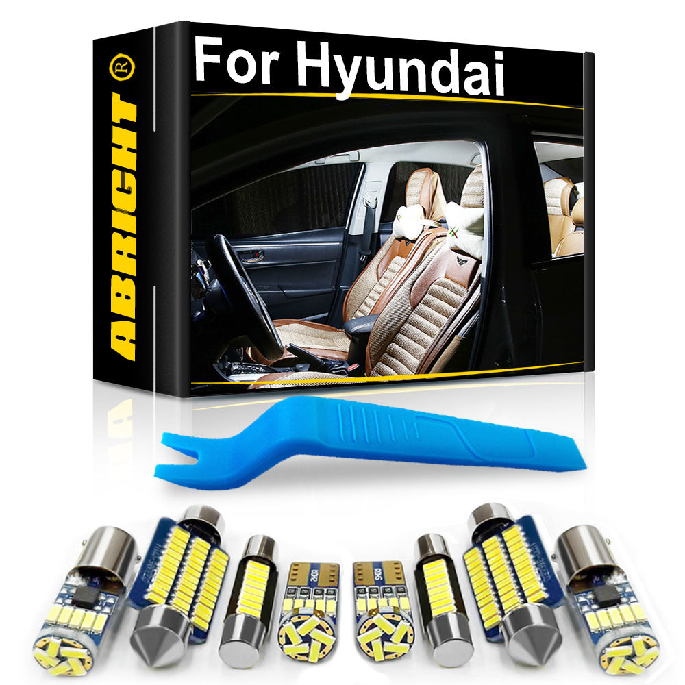 AutoGlowLED Interior LED Light Kit for Hyundai Tucson Santa Fe Creta Kona