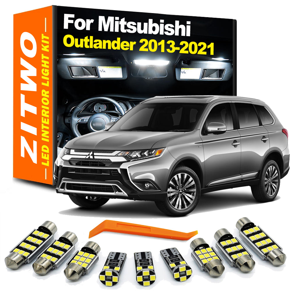 AutoGlowLED 11pc LED Interior Light Kit for Mitsubishi Outlander 2013-2021