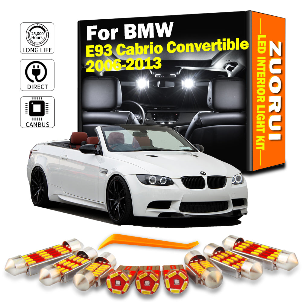 AutoGlowLED LED Interior Light Kit for BMW 3 Series E93 Cabrio 2006-2013