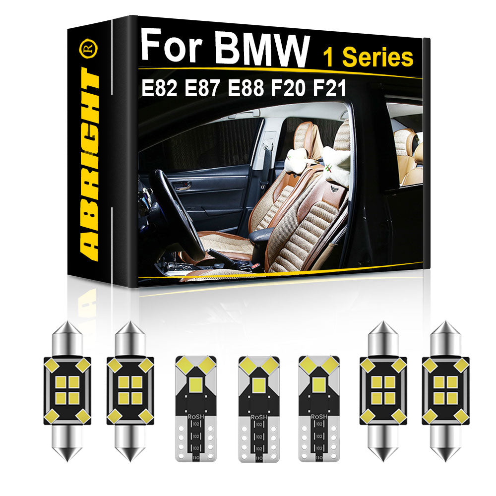 AutoGlowLED BMW 1 Series Interior LED Light Kit Canbus Error Free