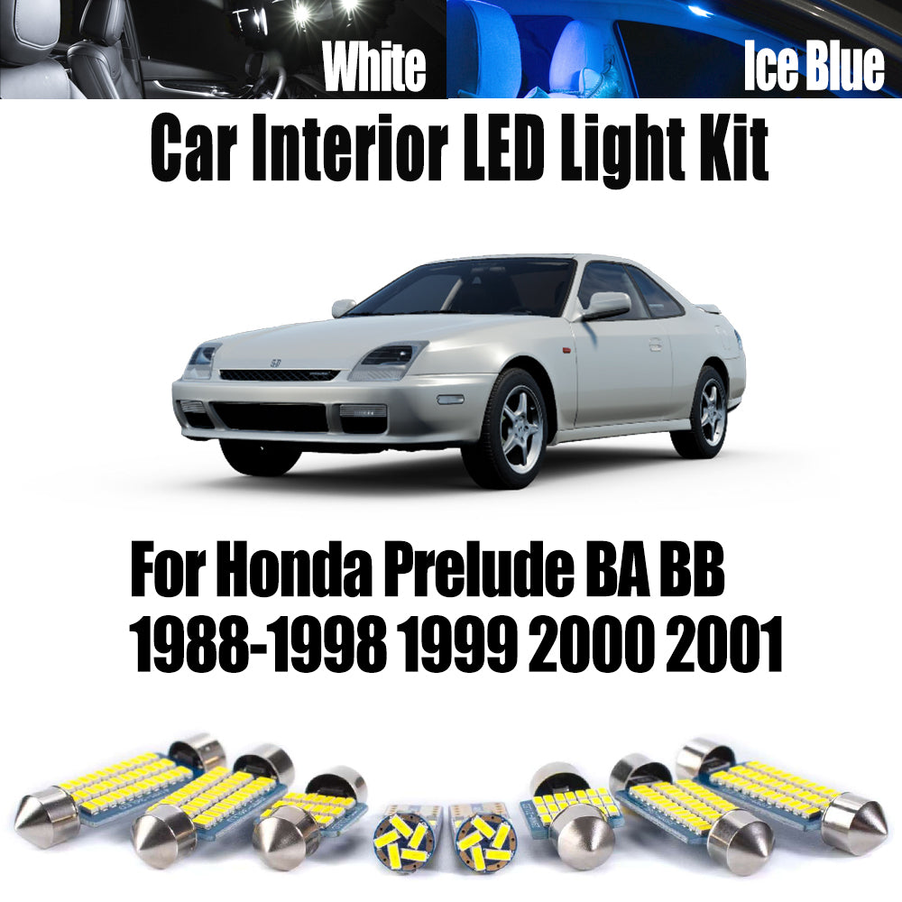 AutoGlowLED Canbus LED Interior Light Kit for Honda Prelude 1988-2001