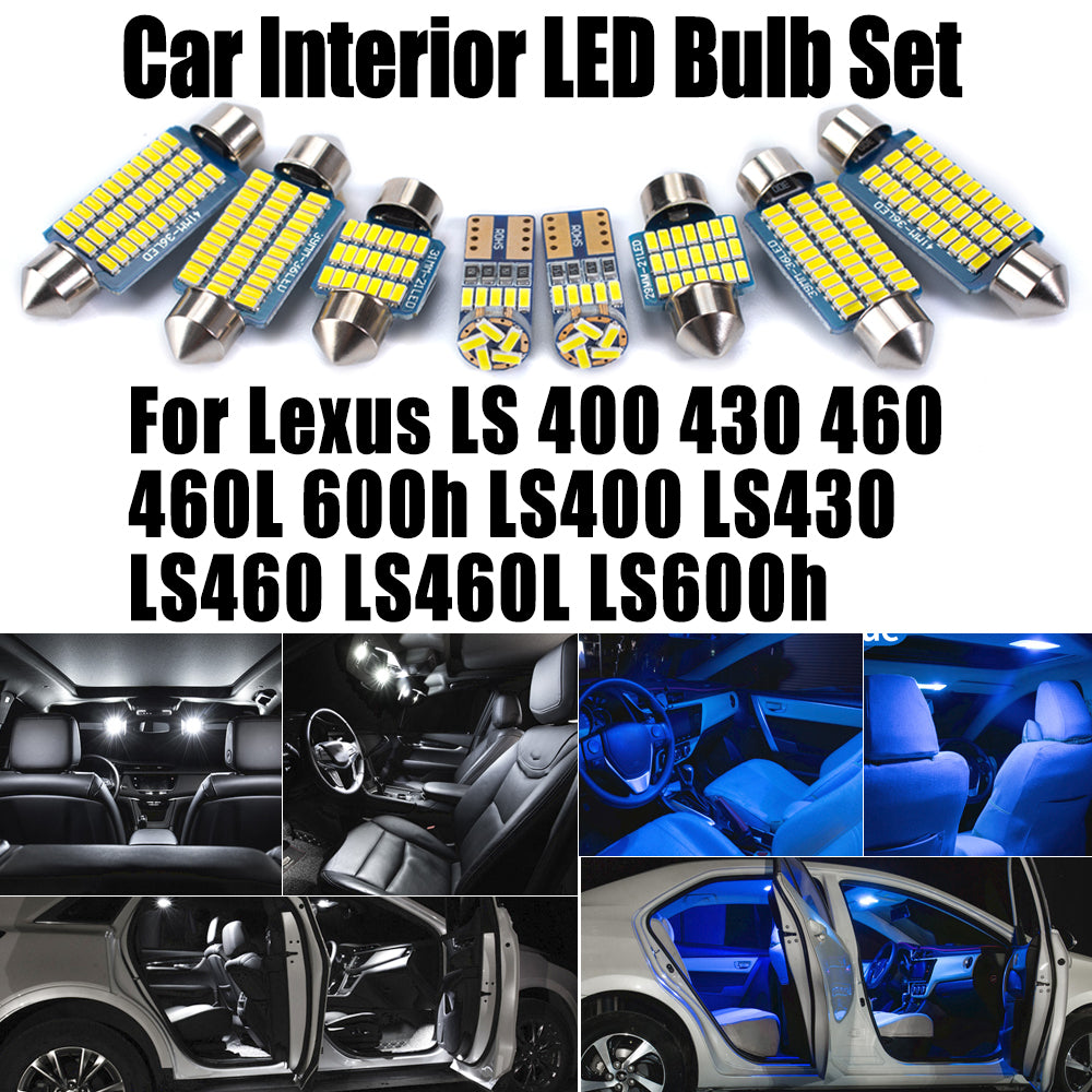 AutoGlowLED LED Interior Light Kit for Lexus LS 400 430 460 600h