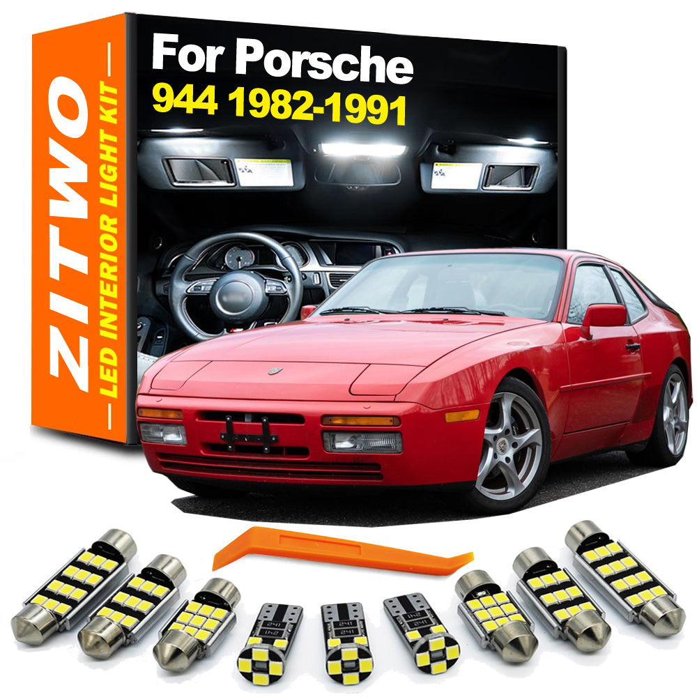 AutoGlowLED 8-Piece LED Interior Light Kit for Porsche 944 1982-1991