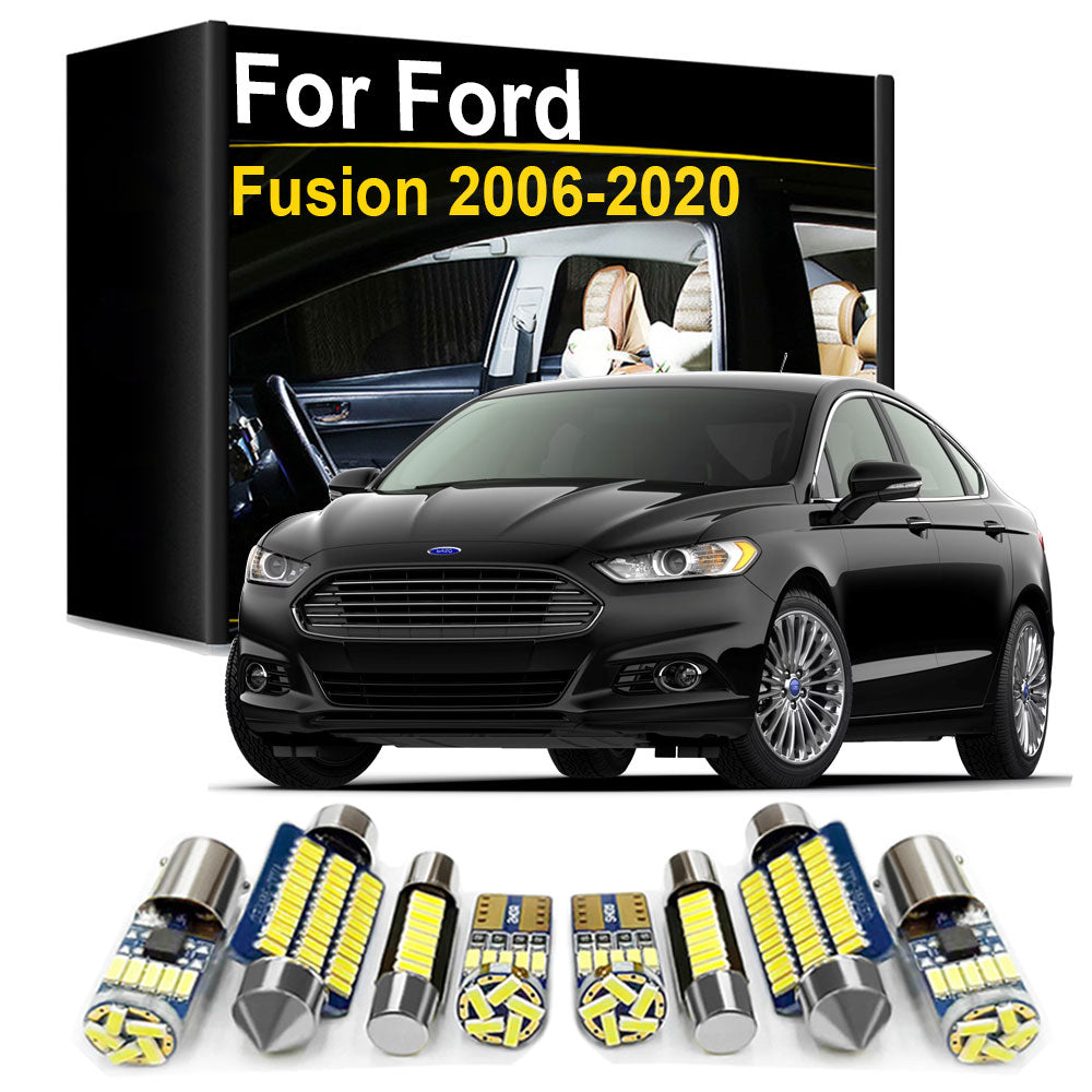AutoGlowLED Interior LED Light Kit Canbus for Ford Fusion MK3 MK4 MK5