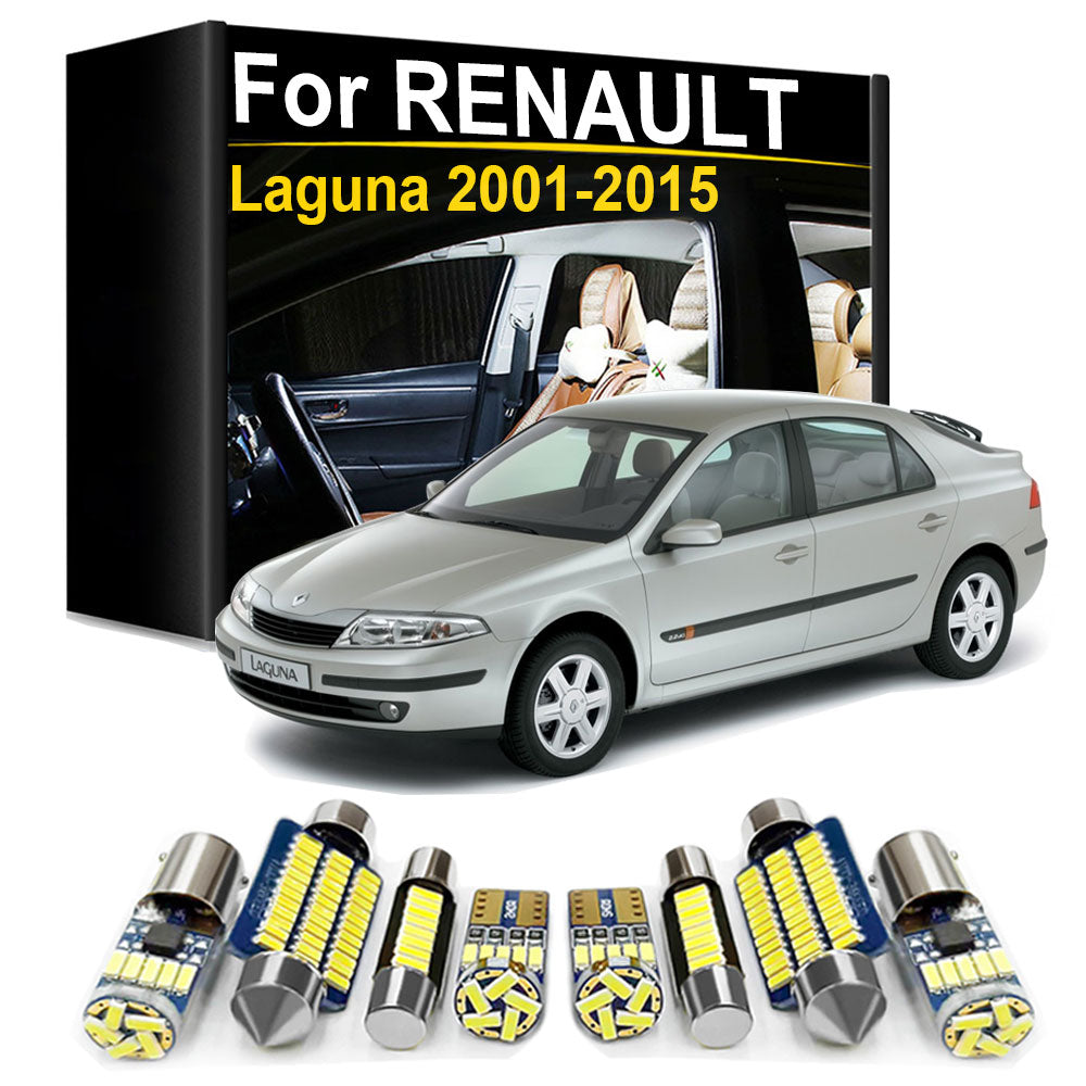 AutoGlowLED Interior LED Light Kit Canbus for Renault Laguna MK2 MK3 Coupe