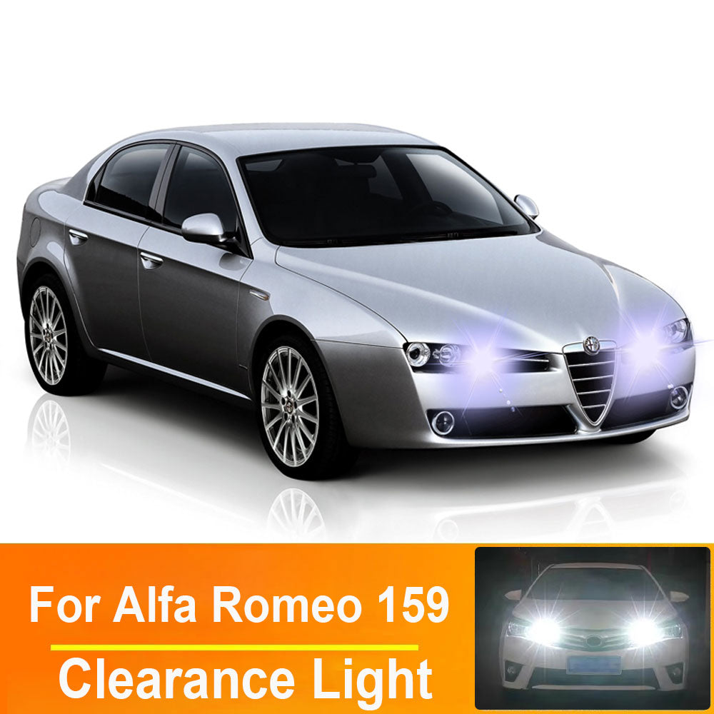 AutoGlowLED T10 W5W LED Interior Light Bulbs for Alfa Romeo 159 2005-2011 (2Pcs)
