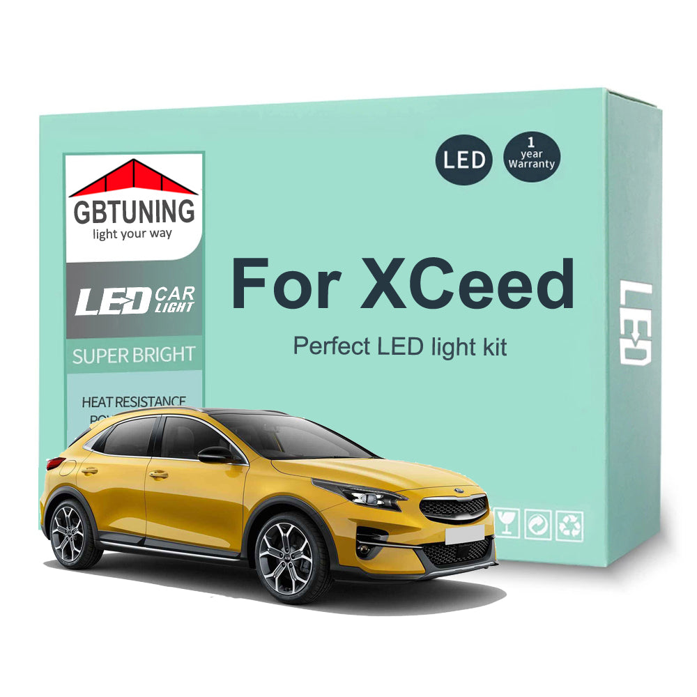 AutoGlowLED 12Pc LED Interior Light Kit for KIA XCeed 2019-2022 Canbus