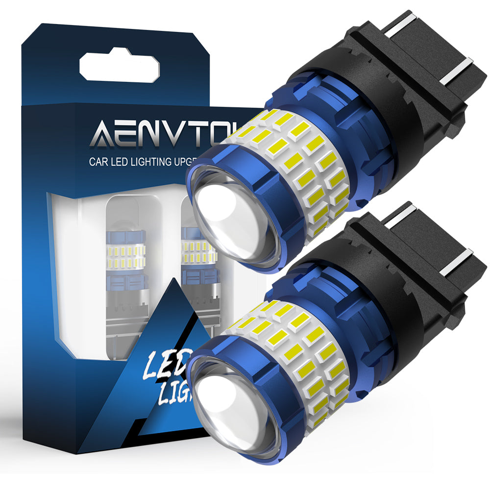 AutoGlowLED T25 3156 3157 LED Bulbs for Reverse, Brake, Turn Signal