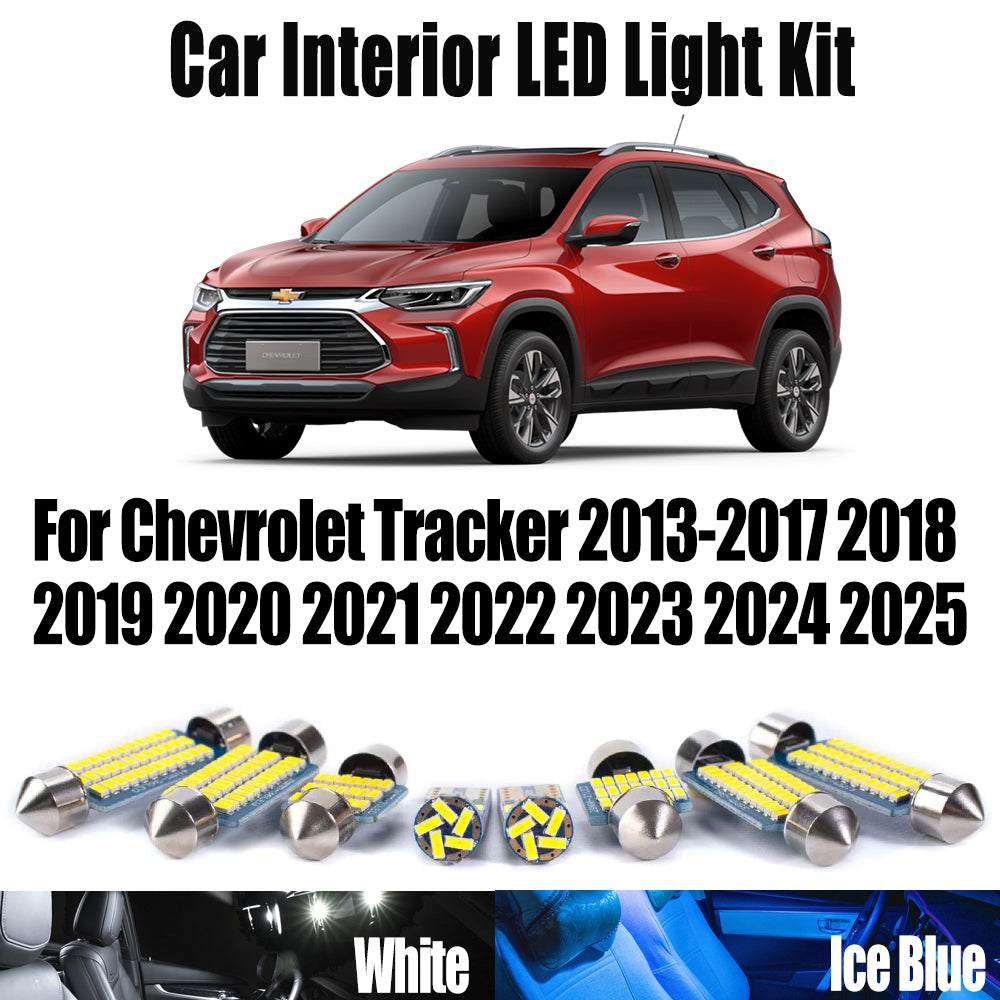 AutoGlowLED Canbus LED Interior Light Kit for Chevrolet Tracker 2013-2025