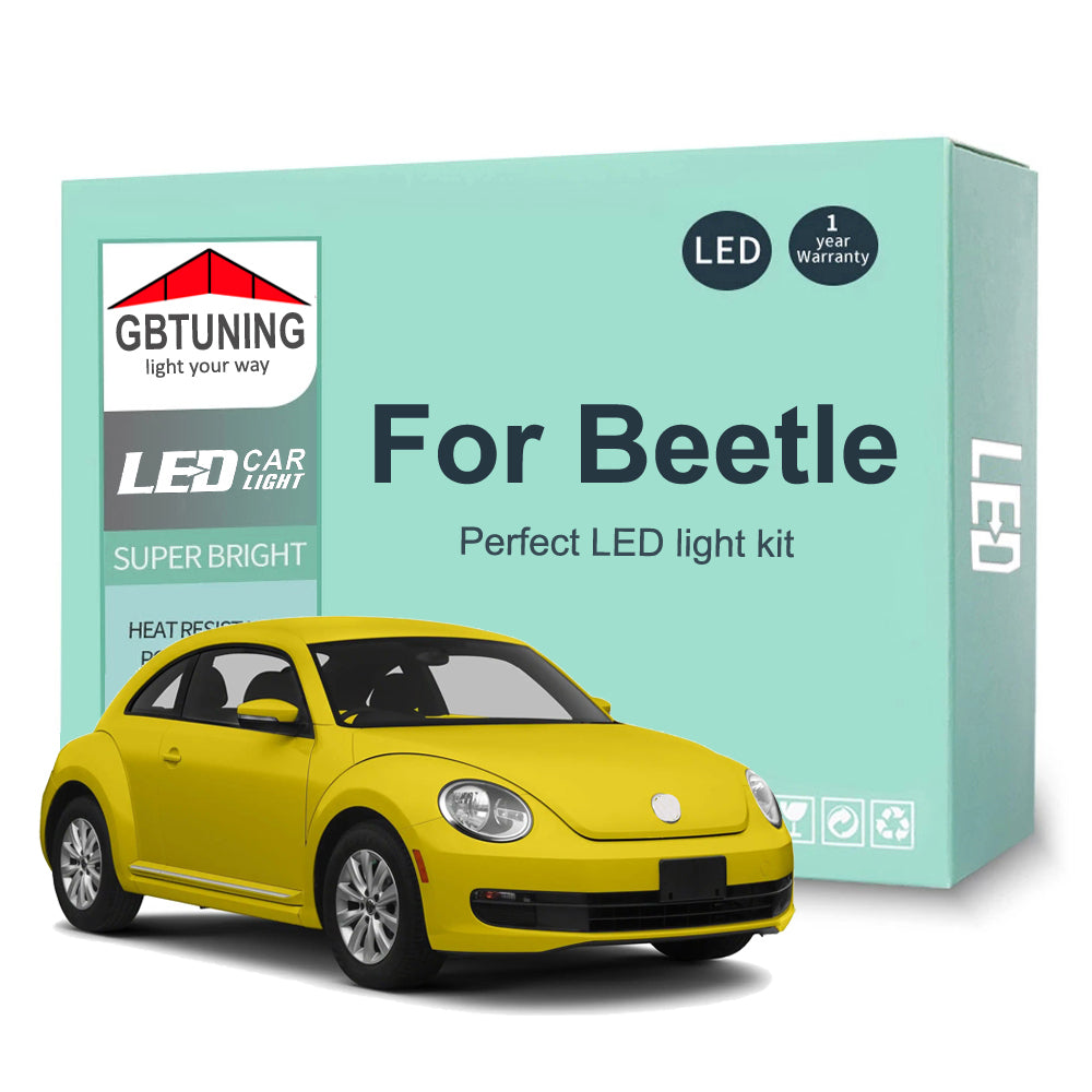 AutoGlowLED LED Interior Light Kit for VW Beetle 1998-2019 Canbus
