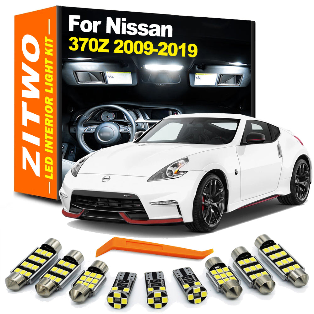 AutoGlowLED 11pc LED Interior Light Kit for Nissan 370Z 2009-2019 Canbus