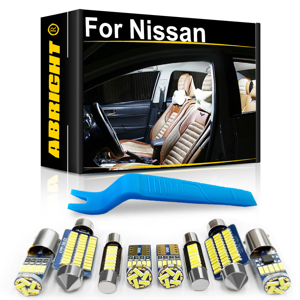 AutoGlowLED Canbus LED Interior Light Kit for Nissan X-Trail Qashqai Patrol